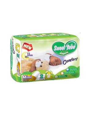 SWEET BEBE DIAPERS MINI 3-6 KG